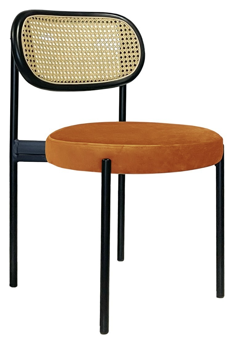 Стул Modern Black, Black Rotango + Marigold