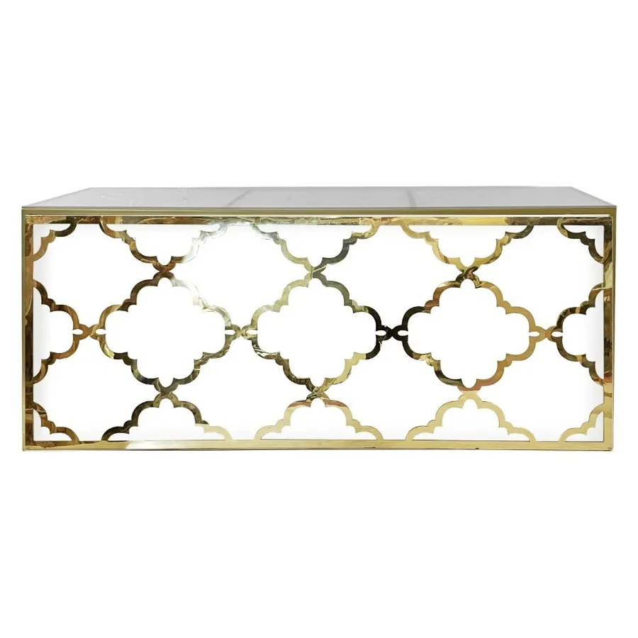 Стол-президиум Nautilus Rectangle Screen1 с матовым стеклом - Фото основное 1