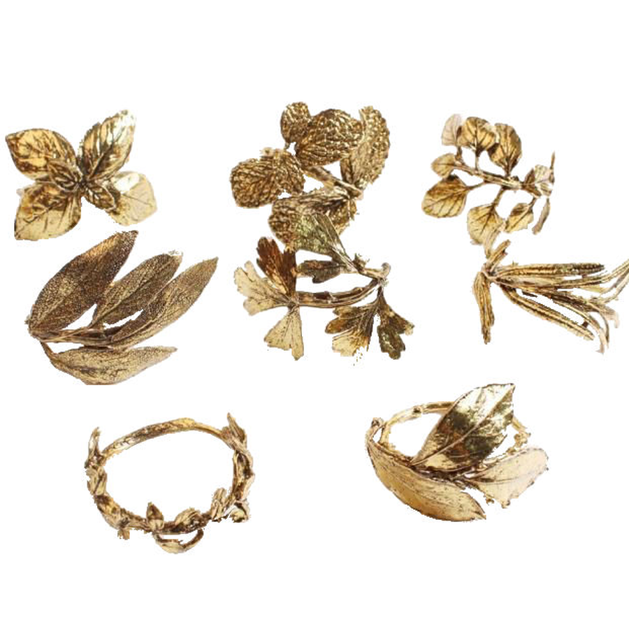 Кольцо для салфеток Flora Gold