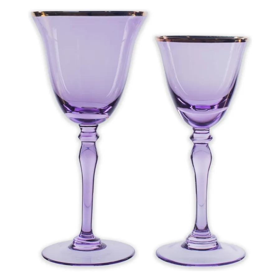 Сет бокалов «Chloe» сиреневый - Фото миниатюра 1