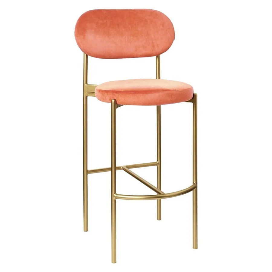 Стул барный Modern Comfy Eachy Peachy (любой цвет каркаса) - Фото основное 1