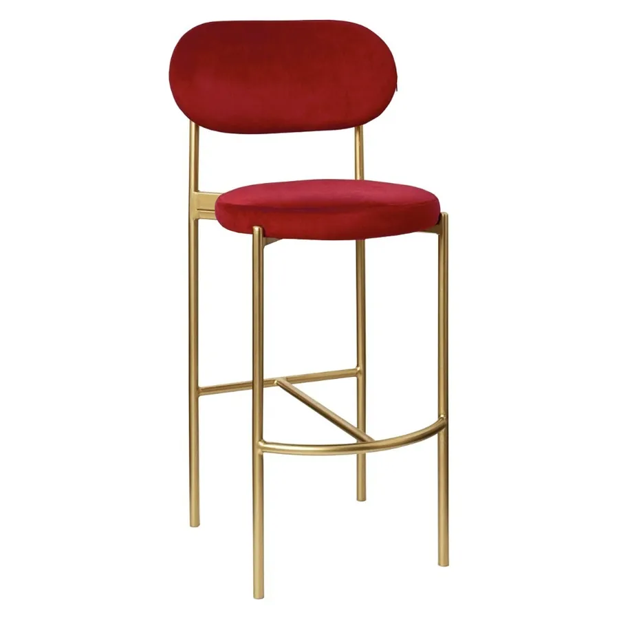 Стул барный Modern Comfy Passion Expression (малиново-красный); (любой цвет каркаса) - Фото основное 1