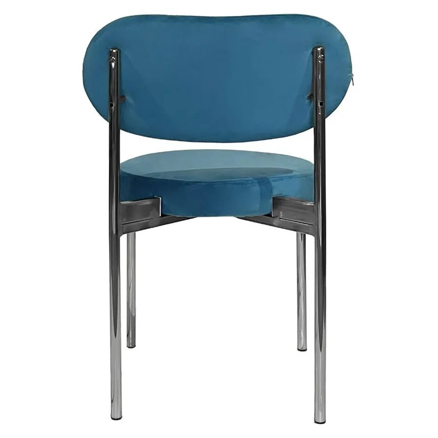 Стул Modern Silver, Teal - Фото миниатюра 4