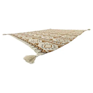 Покрывало декоративное Boho Brown Beige - Фото 2