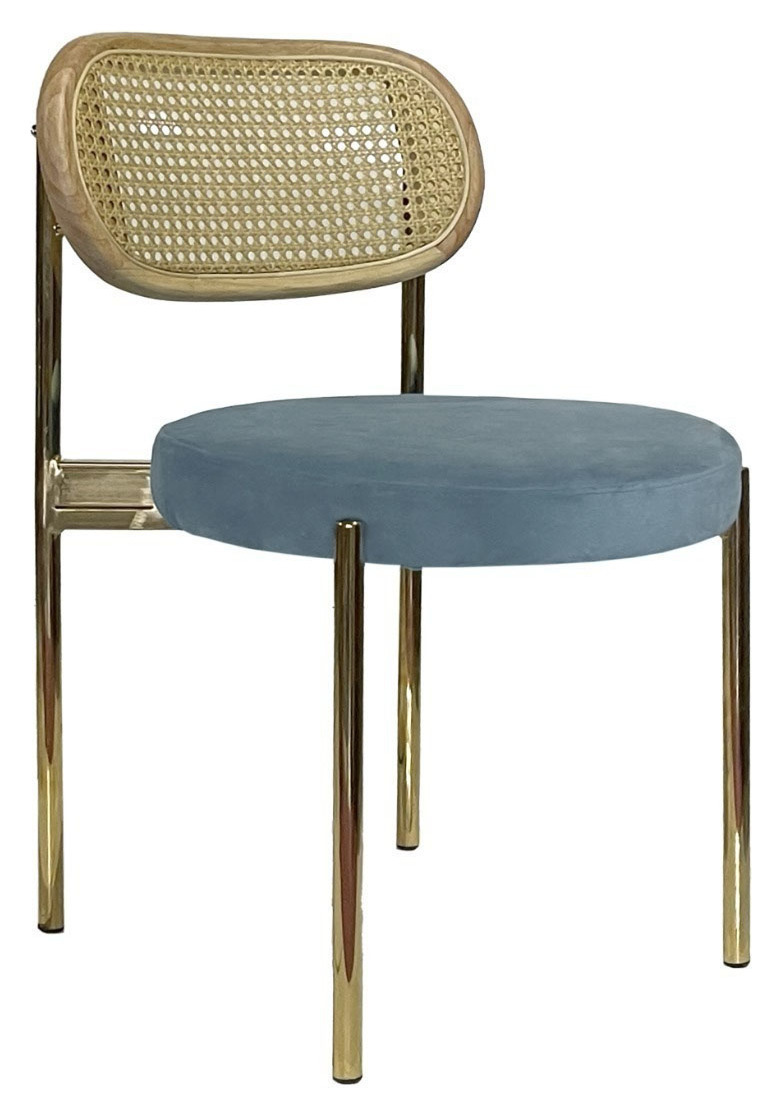 Стул Modern Gold, Natural Rotango + Something blue