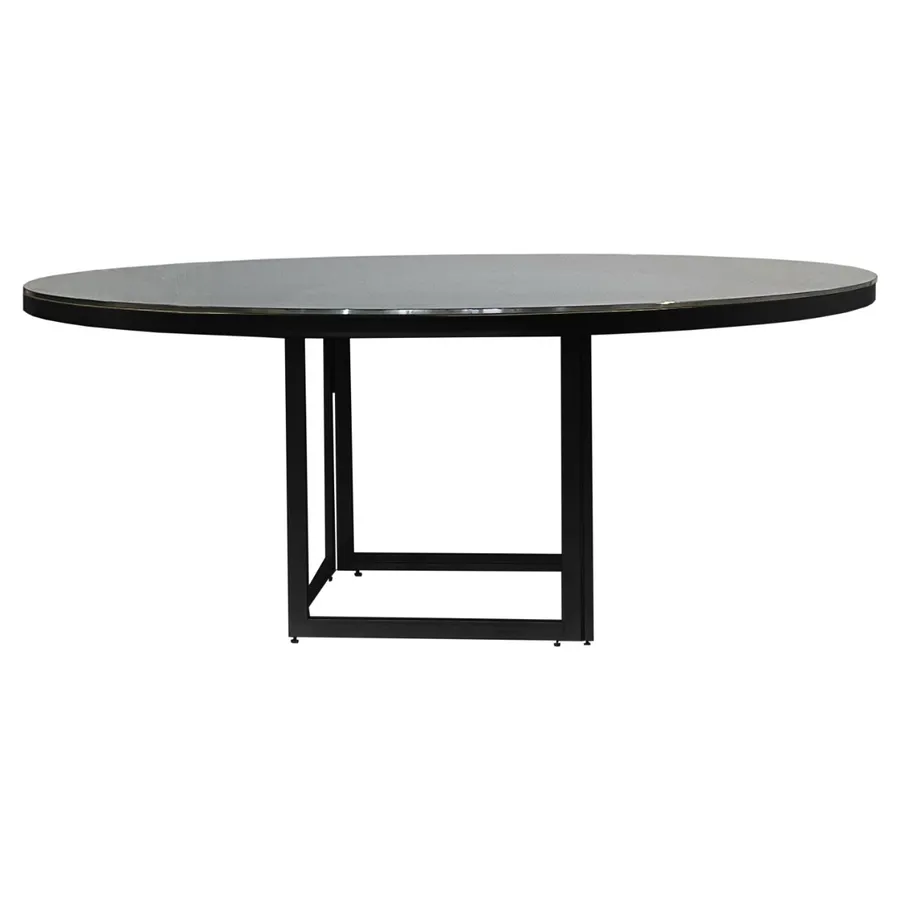 Стол Corners круглый, зеркальный + перекрас металла в любой цвет - Фото миниатюра 5