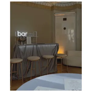 Стул барный Modern Cream Bisquit (любой оттенок каркаса) - Фото 3