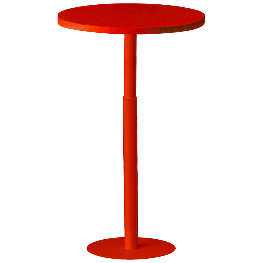 Стол коктейльный Twist Circle Красный бархат (телескопическая нога) - Фото основное 1