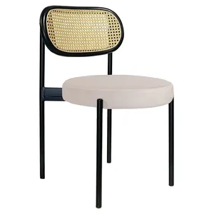 Стул Modern Black, Black Rotango + Cream Bisquit