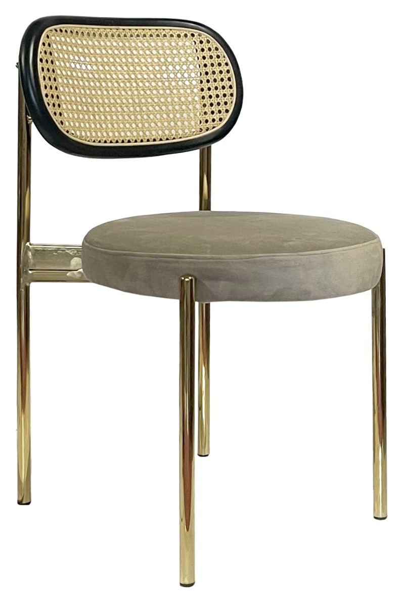 Стул Modern Gold, Black Rotango + Coco