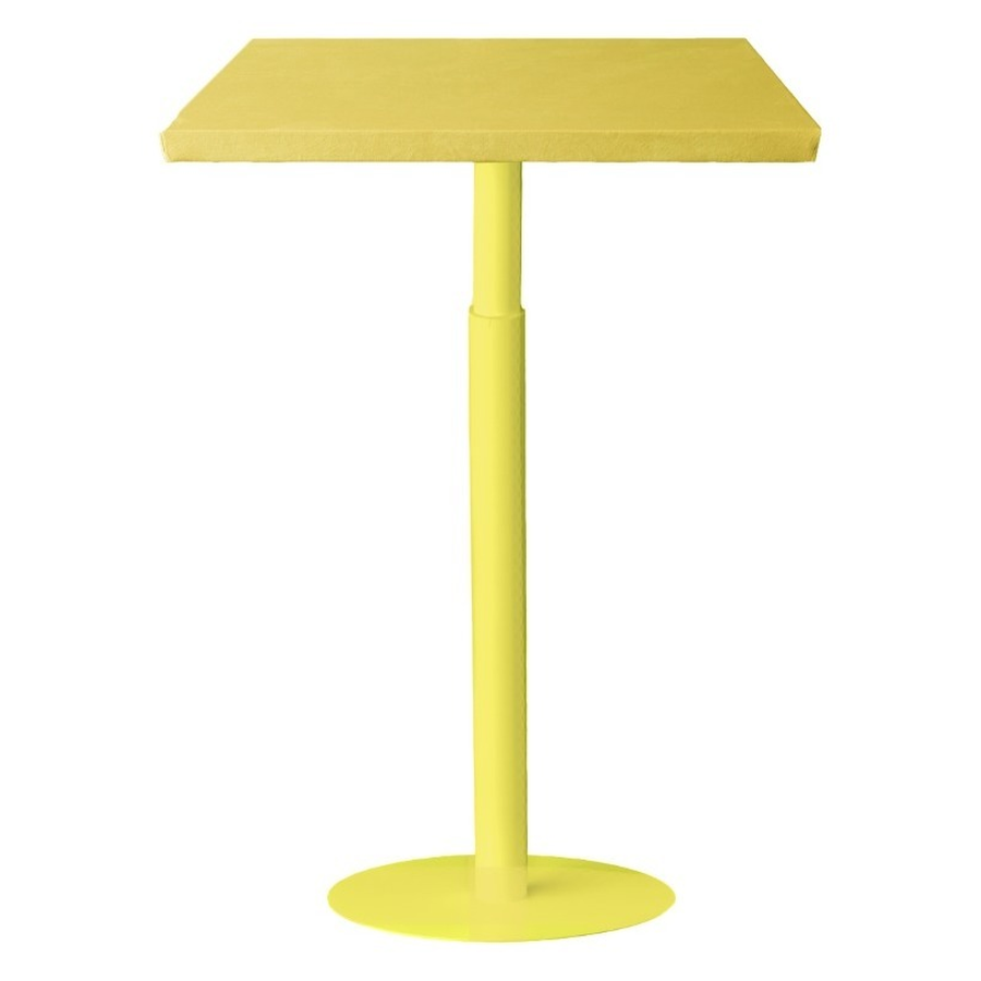 Стол коктейльный Twist Rectangle S, Лимонный капкейк (телескопические ноги) - Фото основное 1
