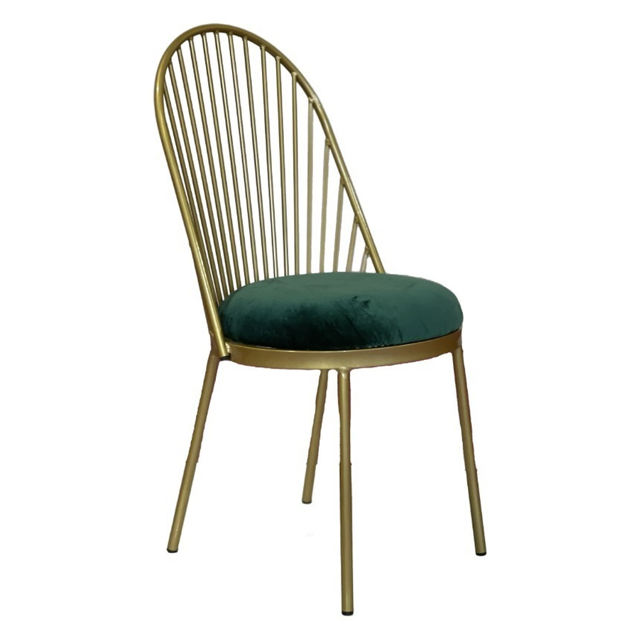 Стул Le soleil, велюр, изумрудный - Фото основное 1