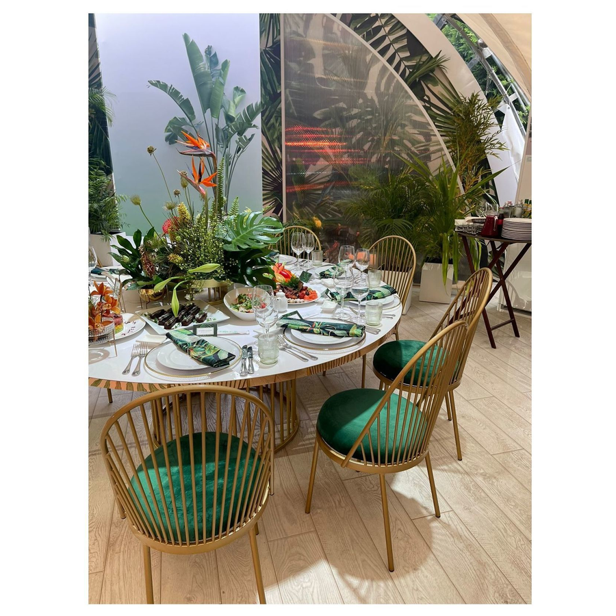 Стул Le soleil, велюр, изумрудный - Фото миниатюра 5