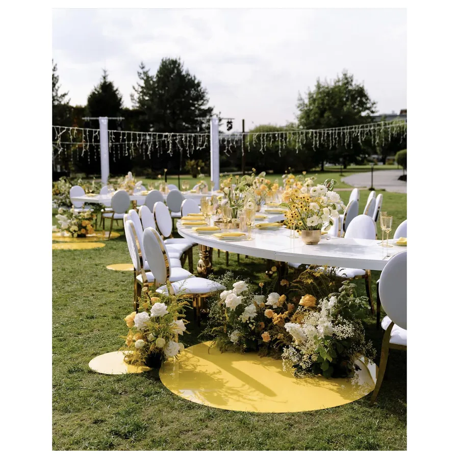 Стул Washington Gold, велюр белый - Фото миниатюра 3