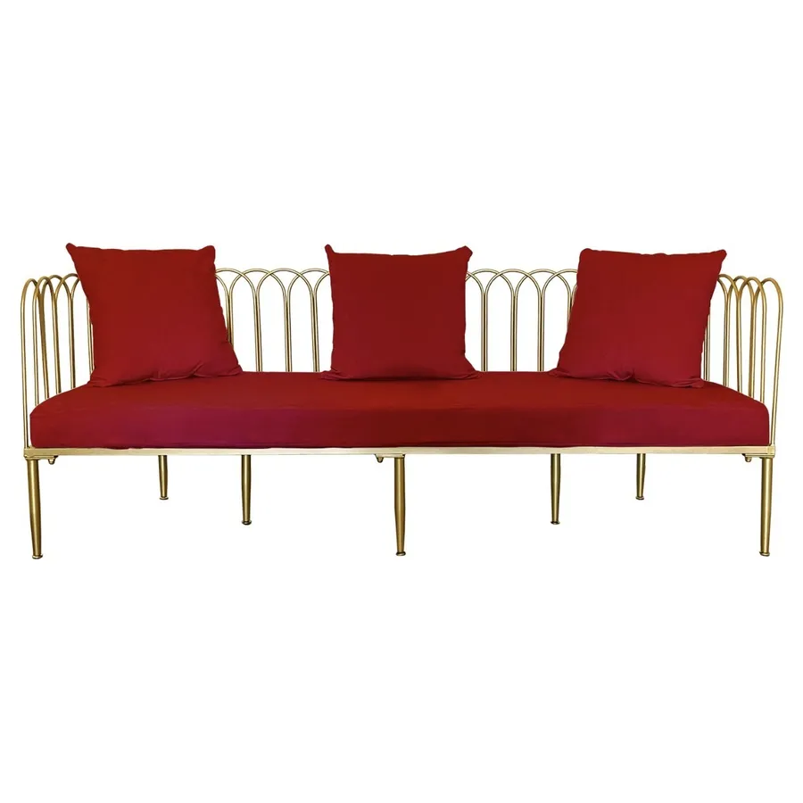 Диван Сквош Л, Малиново-красный - Фото миниатюра 1