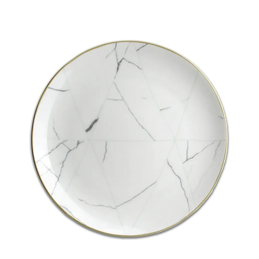 Тарелка мраморная Marble, 20,3см - Фото миниатюра 1