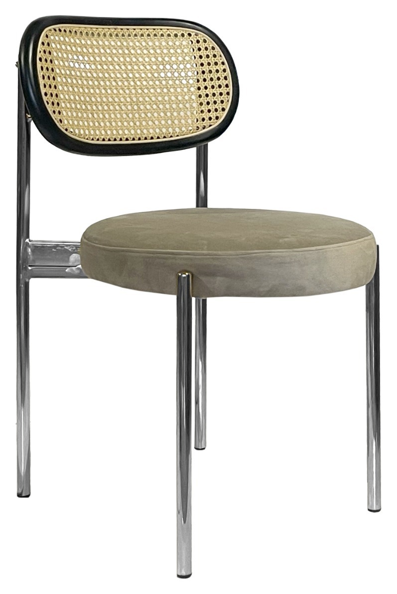 Стул Modern Silver, Black Rotango + Coco