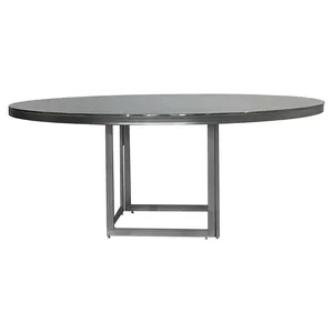 Стол Corners круглый, зеркальный + перекрас металла в любой цвет - Фото 4