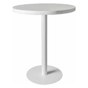 Стол коктейльный Twist Circle White (телескопическая нога)
