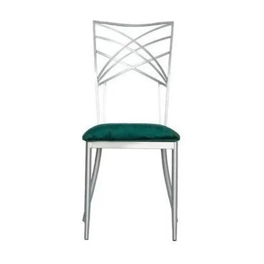 Стул Chameleon, серебро, велюр изумрудный - Фото миниатюра 2