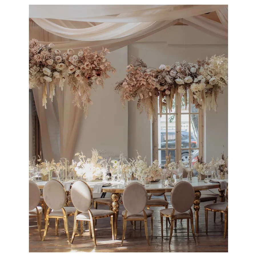 Стул Washington Gold, велюр бежевый - Фото миниатюра 2