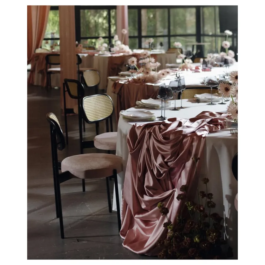 Стул Modern Black, Black Rotango + Rose Quartz - Фото миниатюра 2
