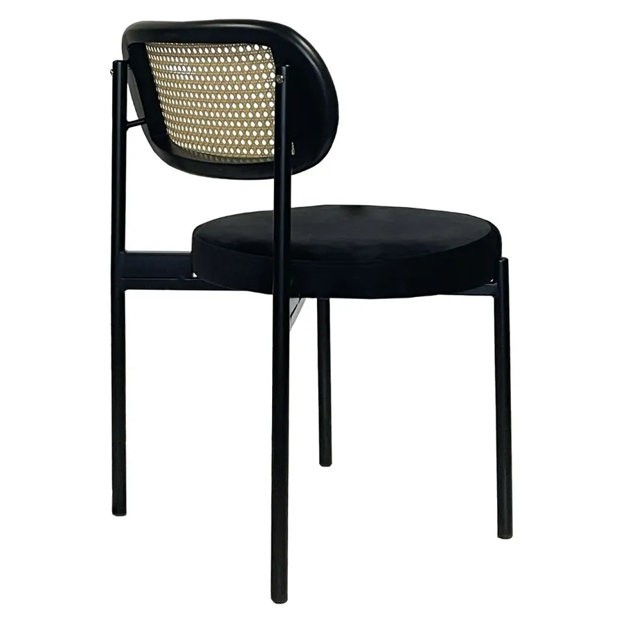 Стул Modern Black, Black Rotango + Total Black - Фото миниатюра 4