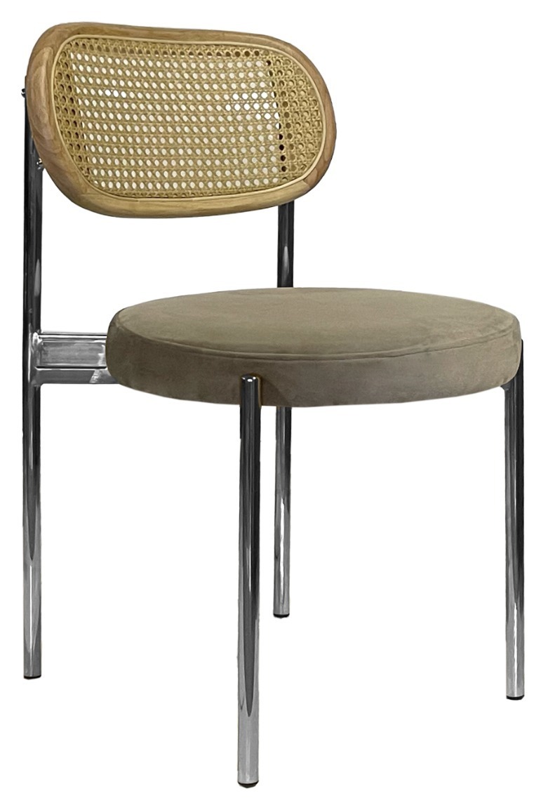 Стул Modern Silver, Natural Rotango + Coco