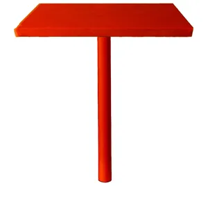 Стол коктейльный Twist Rectangle S, Красный бархат (телескопические ноги) - Фото 4