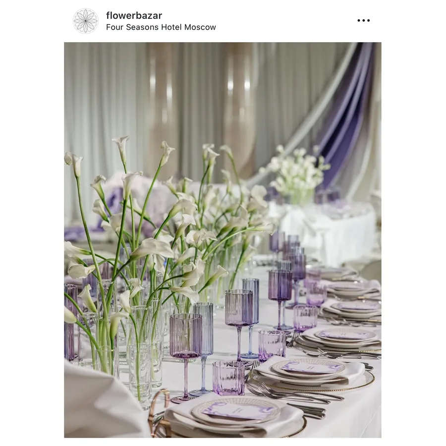 Сет бокалов Squash Этюд в фиолетовом - Фото миниатюра 4