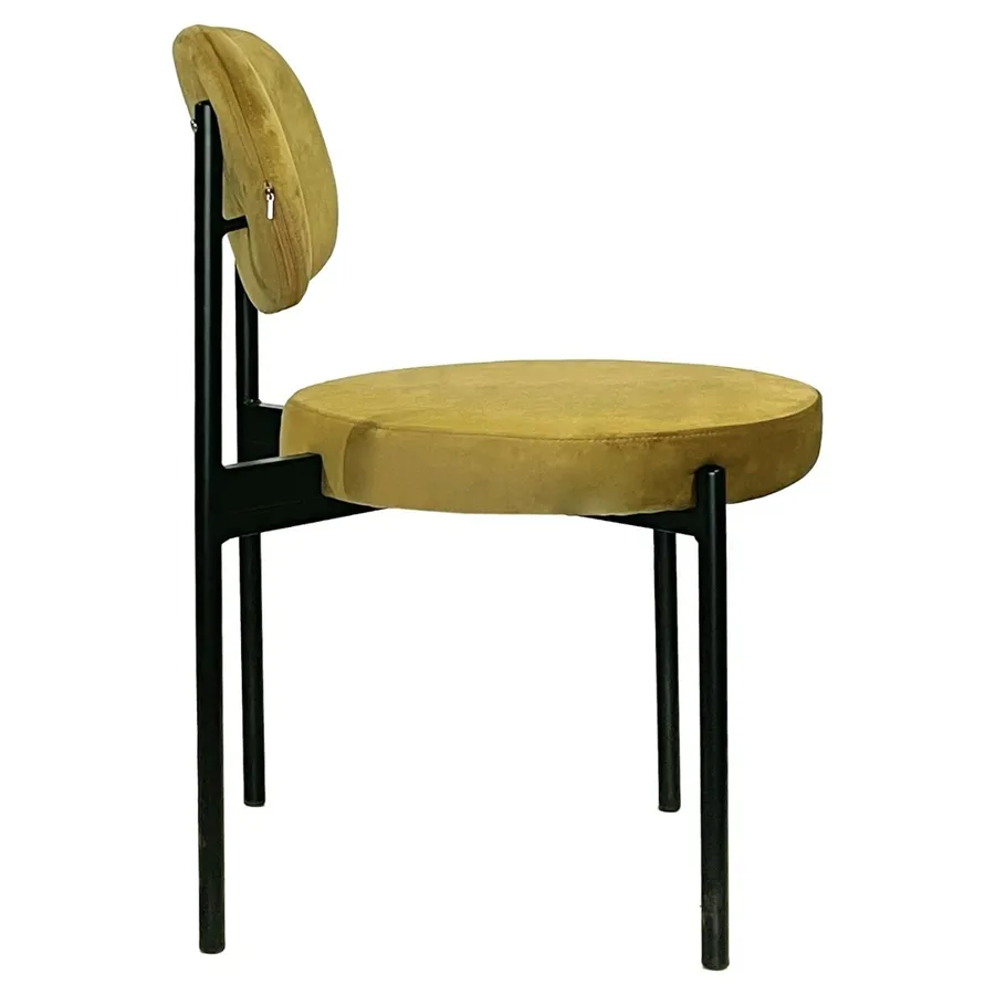 Стул Modern Black, Golden Ocher - Фото миниатюра 3