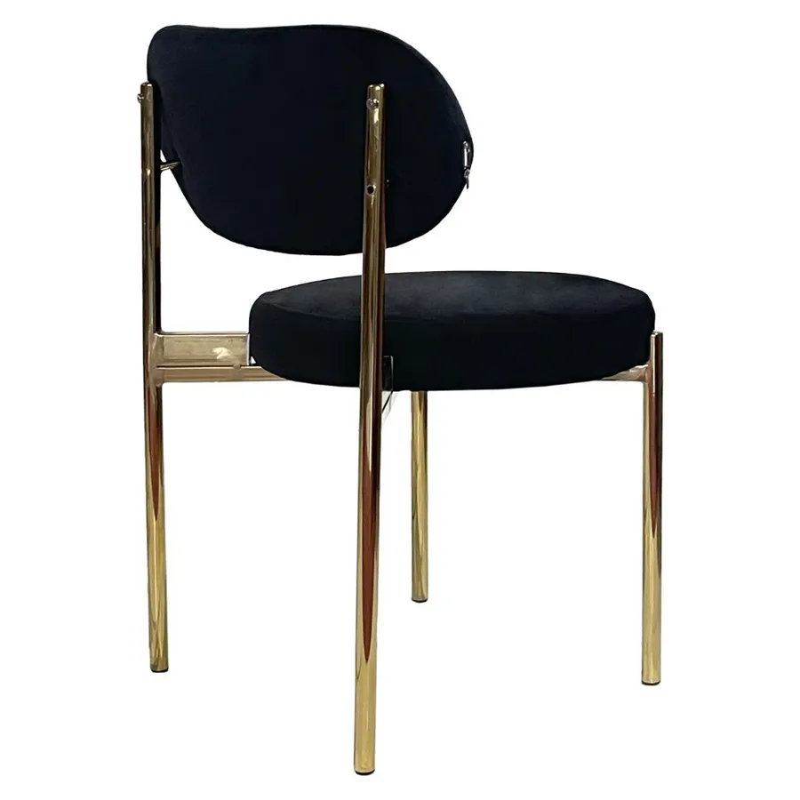 Стул Modern Gold, Total Black - Фото миниатюра 3