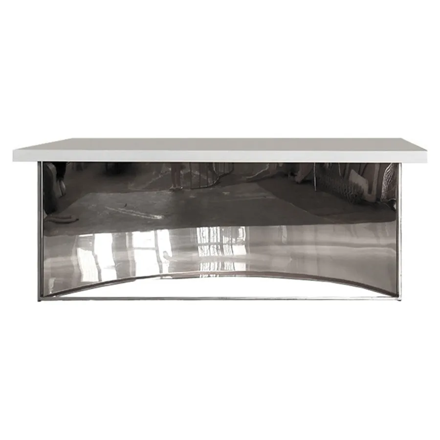 Стол-президиум Silver Glossy, серебро - Фото миниатюра 1