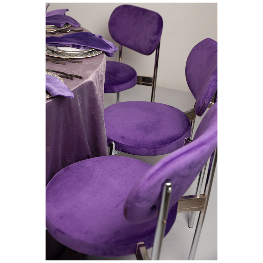 Стул Modern Silver, Mysterious purple - Фото миниатюра 2