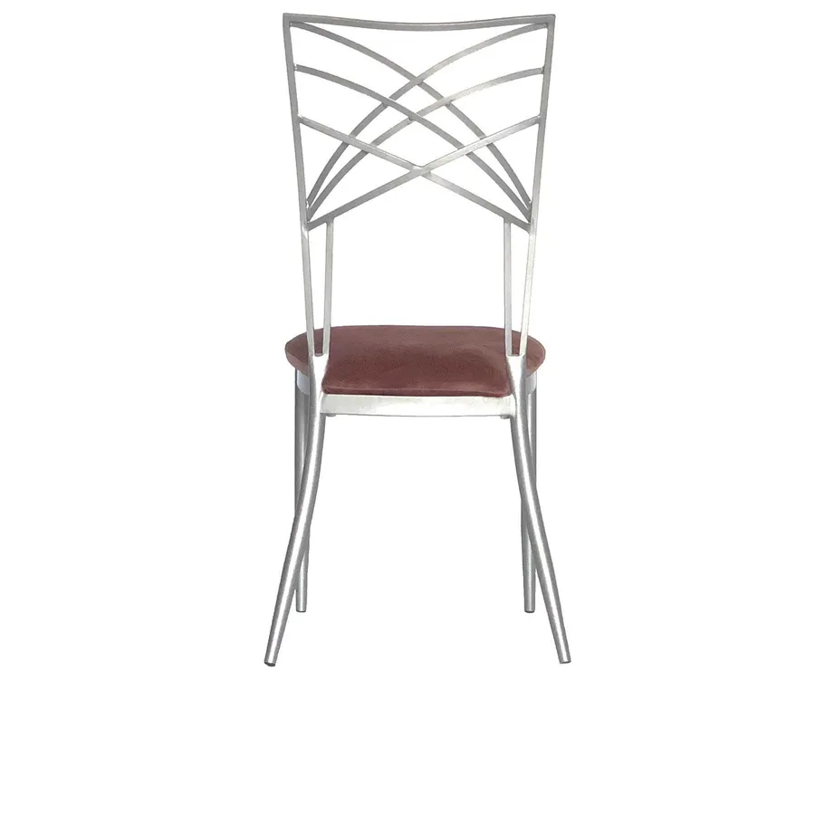 Стул Chameleon, серебряный (велюр), пыльно-розовый - Фото миниатюра 3