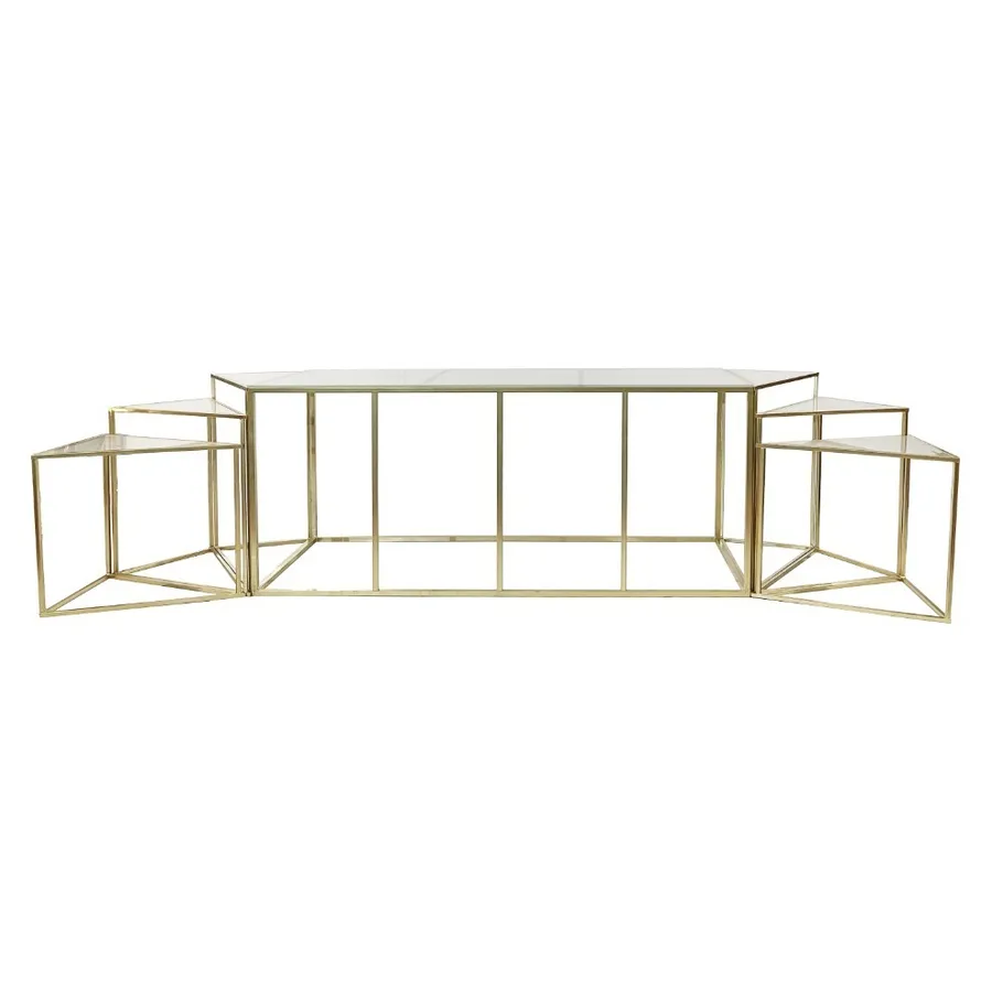 Стол-президиум Nautilus Rectangle Triplex с матовым стеклом - Фото миниатюра 3