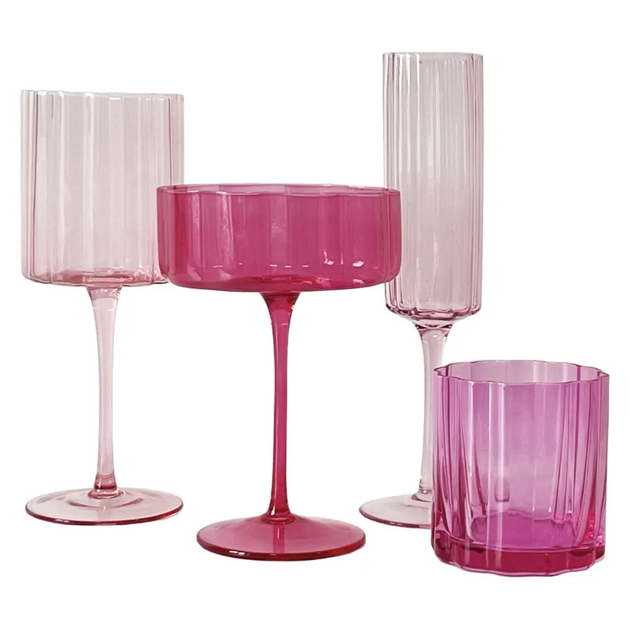 Сет бокалов Squash Этюд в розовом - Фото основное 1
