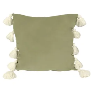 подушка декоративная tassel green