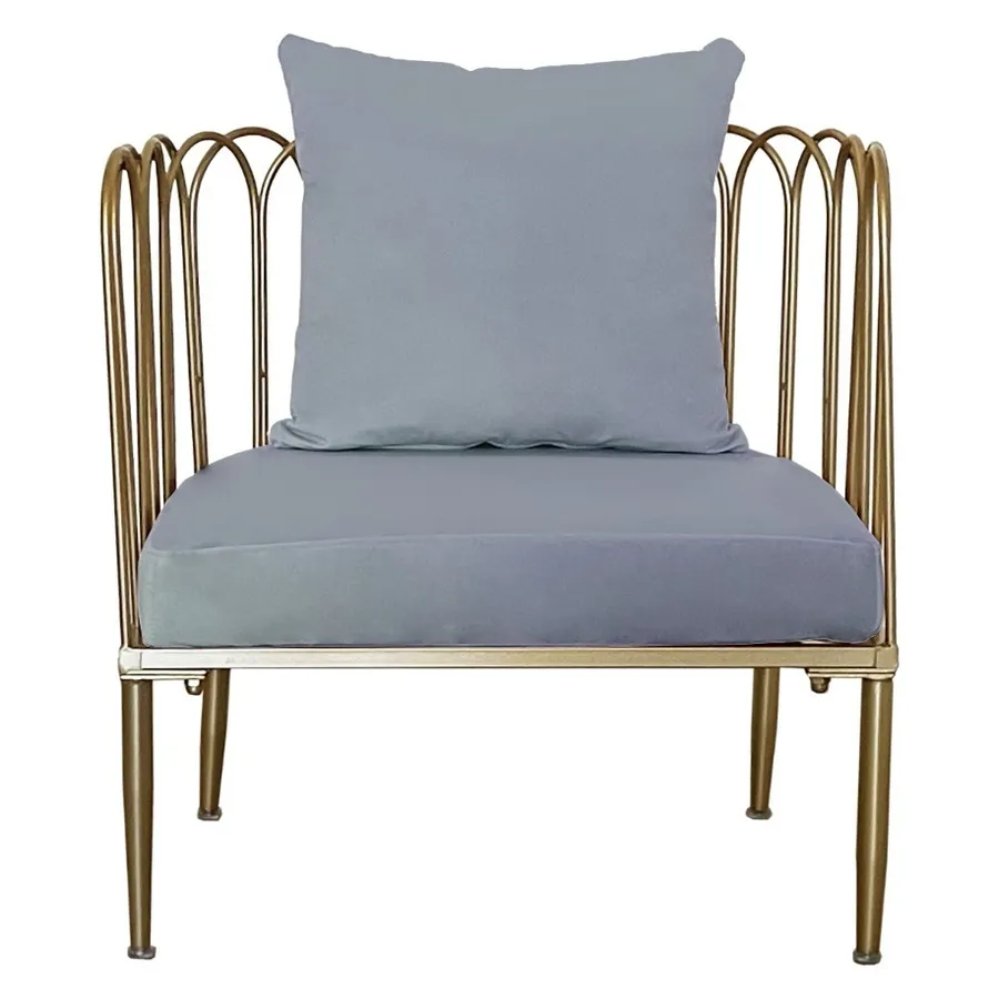 Кресло Сквош Немного голубого - Фото миниатюра 1