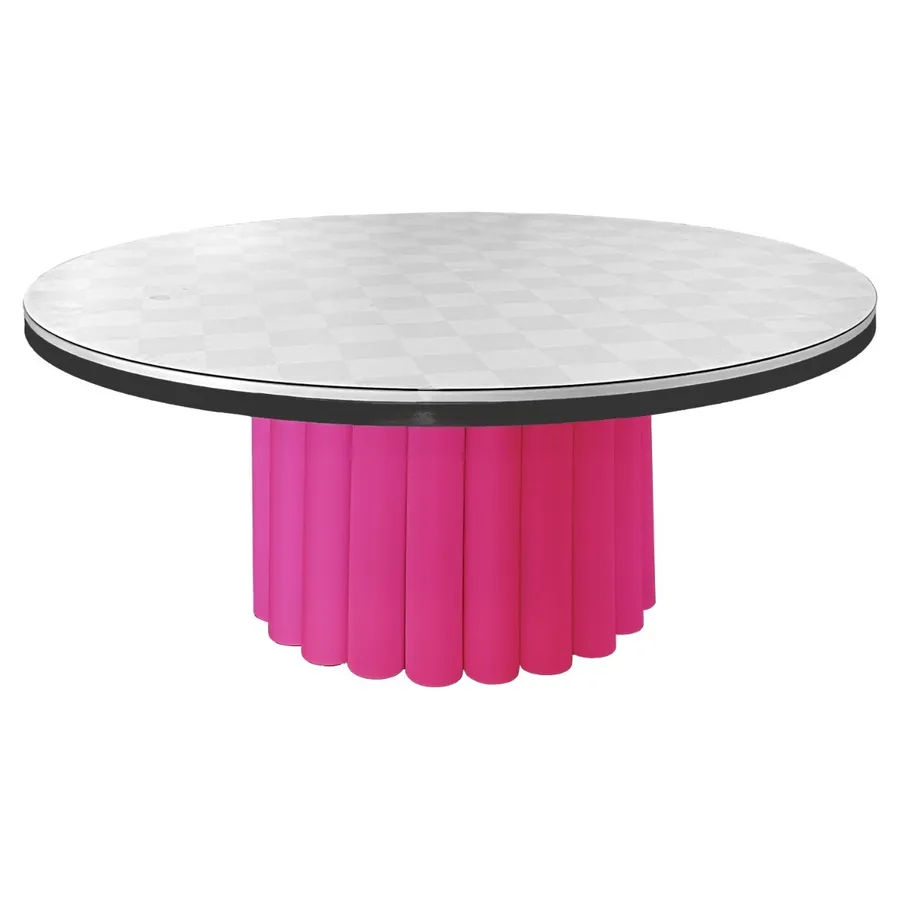 Стол Squash фуксия + печать на столешницу Print Etc. - Фото миниатюра 1