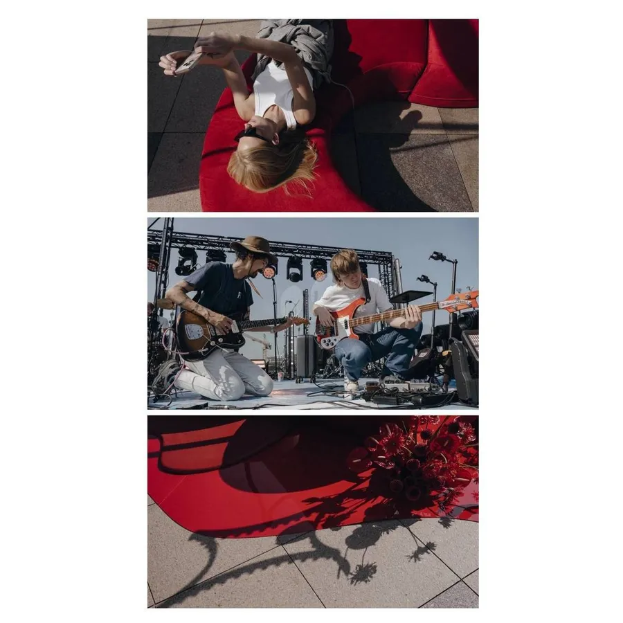 Диван Vice Versa Square Serpent In, Passion Expression МАЛИНОВО-КРАСНЫЙ - Фото миниатюра 2