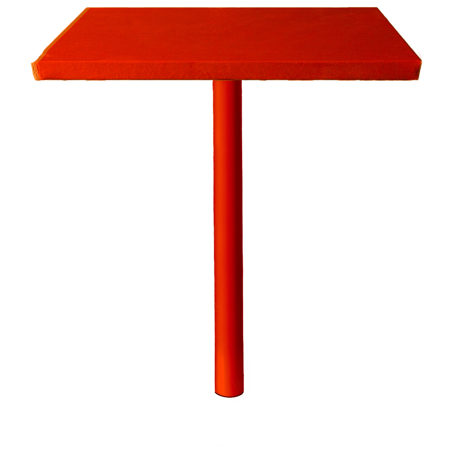 Стол коктейльный Twist Rectangle S, Красный бархат (телескопические ноги) - Фото миниатюра 4