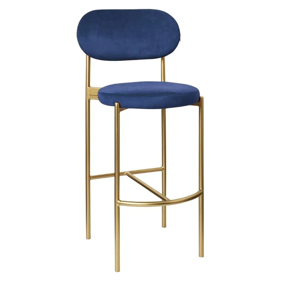Стул барный Modern Comfy Navy (любой цвет каркаса) - Фото основное 1