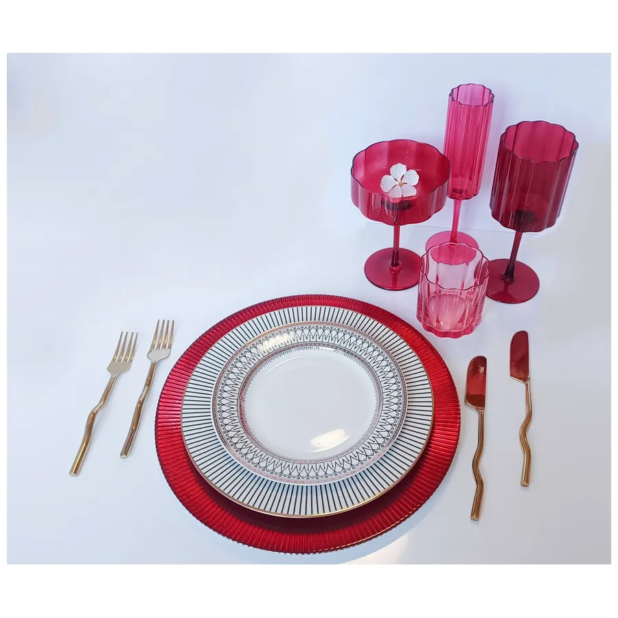 Сет бокалов Squash Этюд в красном - Фото миниатюра 2