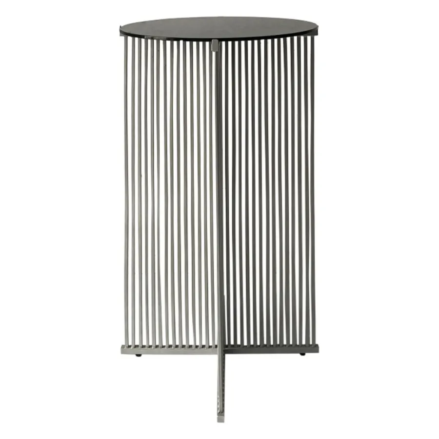 Коктейльный стол Shredder Silver c черной столешницей - Фото миниатюра 2