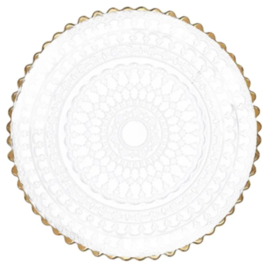 Сервировочная тарелка Lacy Gold - Фото миниатюра 1
