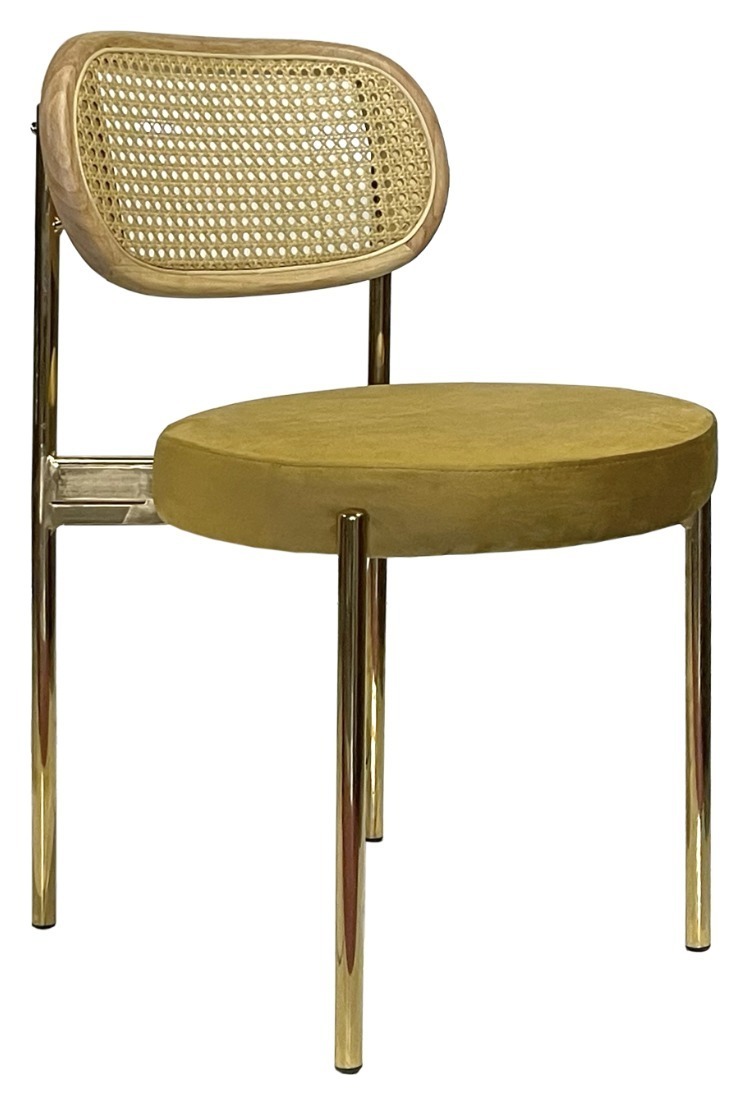 Стул Modern Gold, Natural Rotango + Golden Ocher