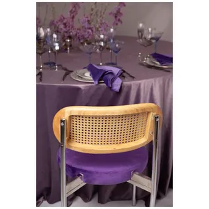 Стул Modern Silver Natural Rotango, Mysterious purple - Фото 4