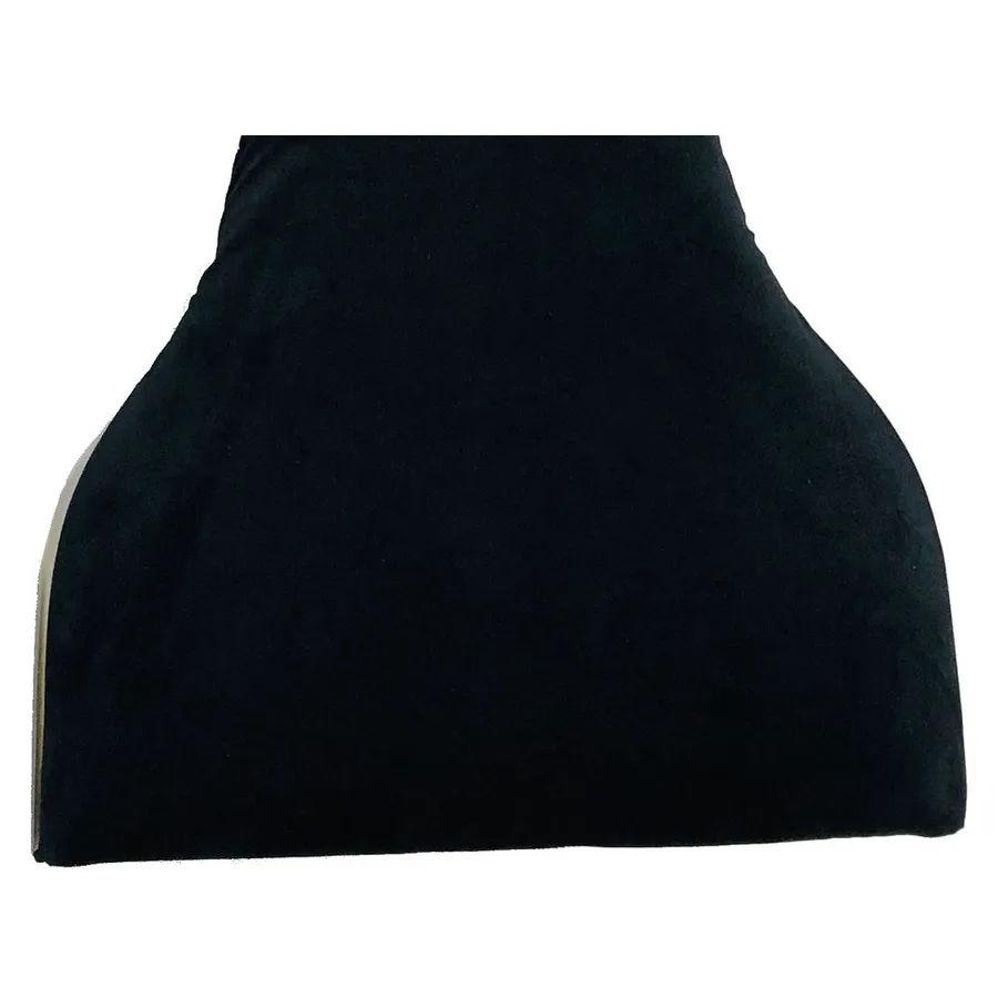 Подушка стула Хамелеон (велюр), черный - Фото миниатюра 1