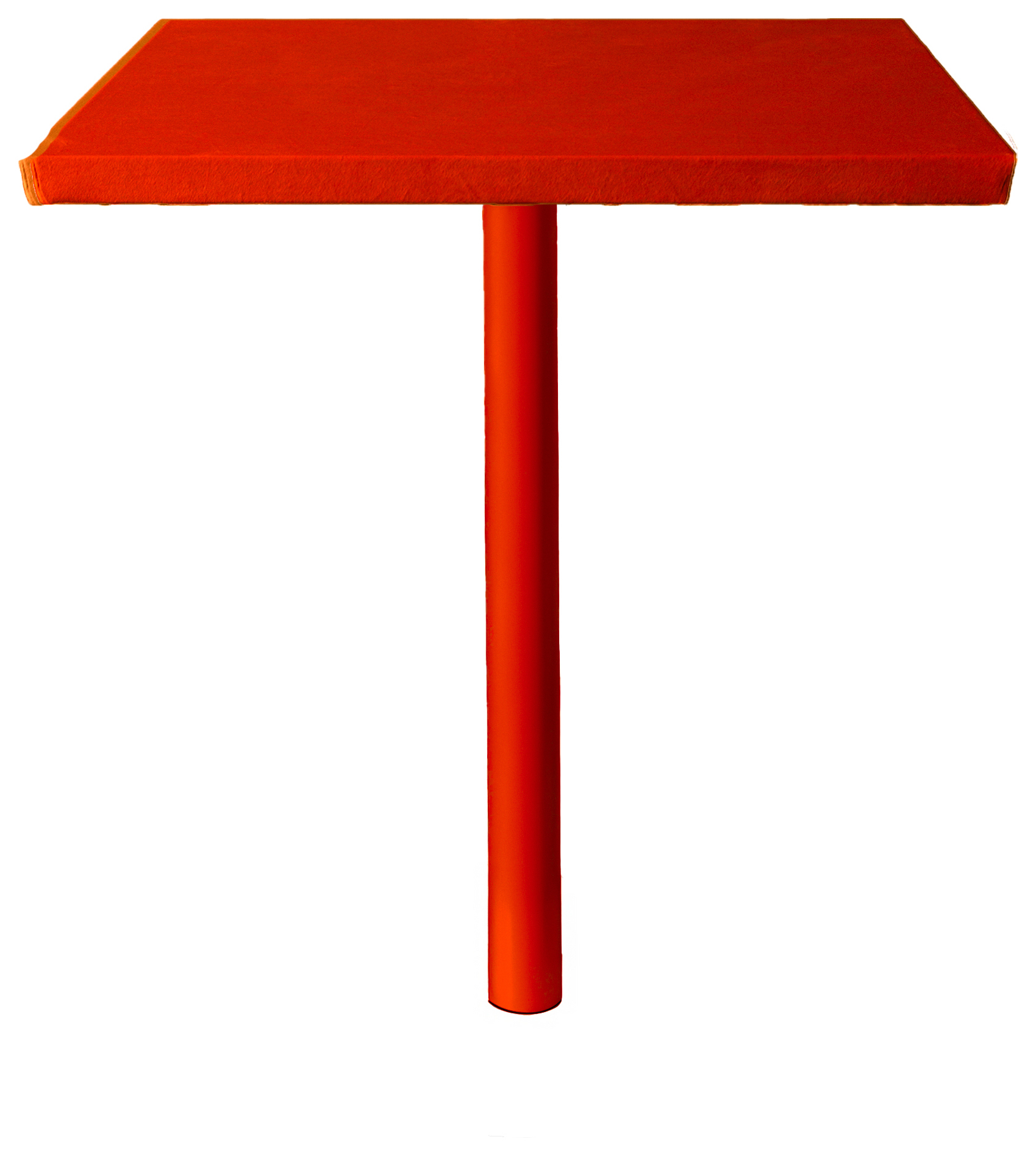 Стол коктейльный Twist Rectangle S, Красный бархат (телескопические ноги) - Фото 4